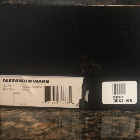 alexander wang antonia studded suede sandals - Picture 4 of 4